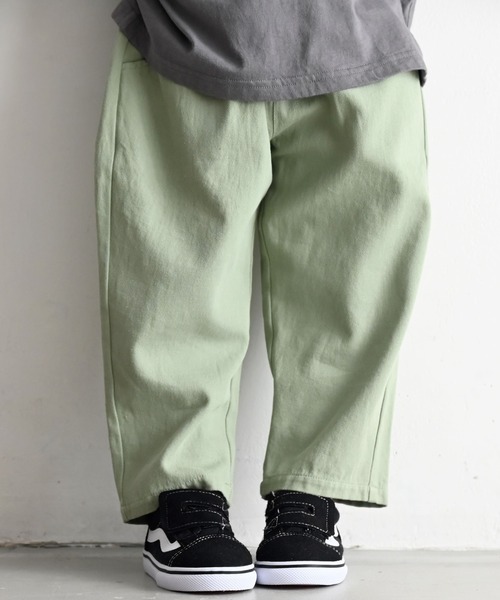 PUPPAPUPO（プッパプーポ）の「シェフパンツ コットン（その他パンツ・キッズ・アイボリー/グリーン/ブラウン/ピンク/グレー・120/110/100/90/80/130）」の4枚目の写真