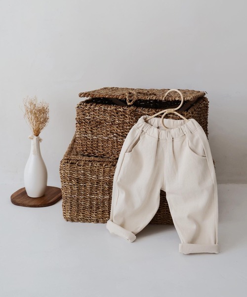 PUPPAPUPO（プッパプーポ）の「シェフパンツ コットン（その他パンツ・キッズ・アイボリー/グリーン/ブラウン/ピンク/グレー・120/110/100/90/80/130）」の10枚目の写真