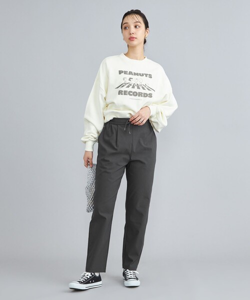 coen(コーエン)の「やみつきストレッチパンツ(WEB限定サイズ)(スラックス・レディース・ダークグレー/オフホワイト/ブラック/オリーブ/ベージュ/ロイヤルブルー・S/XL/L/M)」の20枚目の写真