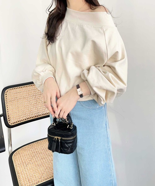 ボンディングオフショルスウェット （GRY） ボンディングオフショルスウェット （GRY） ボンディング