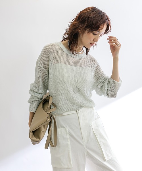 極美品■RIVE DROITE【通勤バッグとしても】2WAYステッチトートバッグ RIVE DROITE（リヴドロワ）の「2WAYステッチトートバッグ