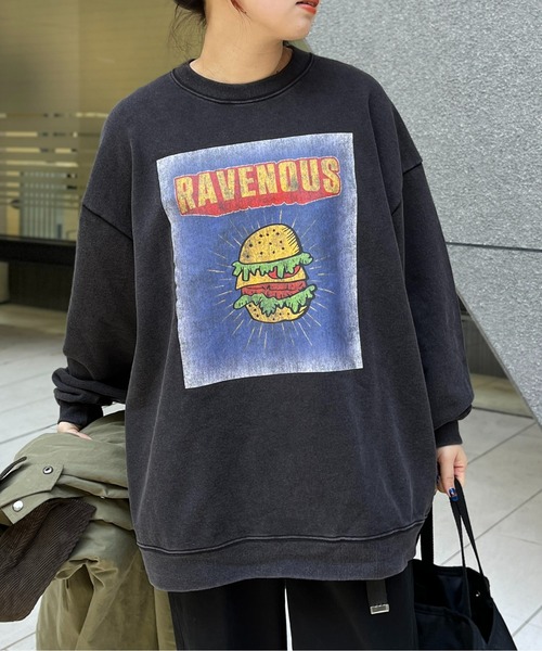 CPCM（シーピーシーエム）の「パウダー加工スウェットプルオーバー（スウェット・メンズ・ブラック/ブラック系その他2/ブラック系その他/ブラック系その他3・MEDIUM/LARGE/SMALL）」の6枚目の写真