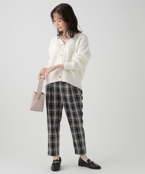 Elura(エルーラ)の「低身長サイズ Elkotona】コトナチェックテーパードパンツ/995204(その他パンツ・レディース・ブラック系その他/ネイビー・SMALL/MEDIUM)」の8枚目の写真