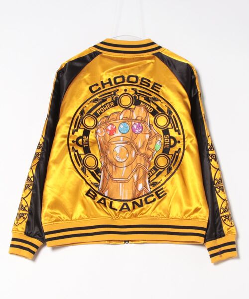 MARVEL 】 エンブロイダリー スカジャン L（スカジャン