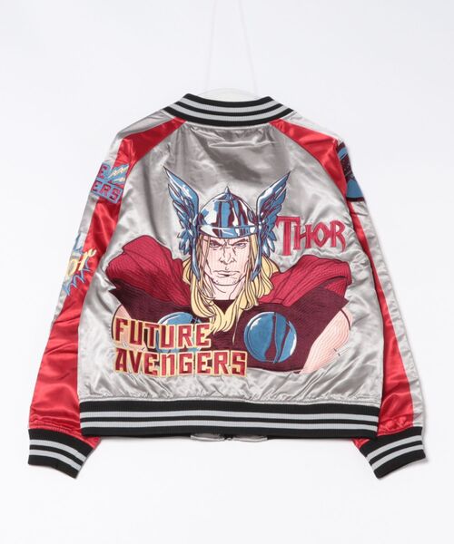 MARVEL 】 エンブロイダリー スカジャン L（スカジャン）｜MARVEL