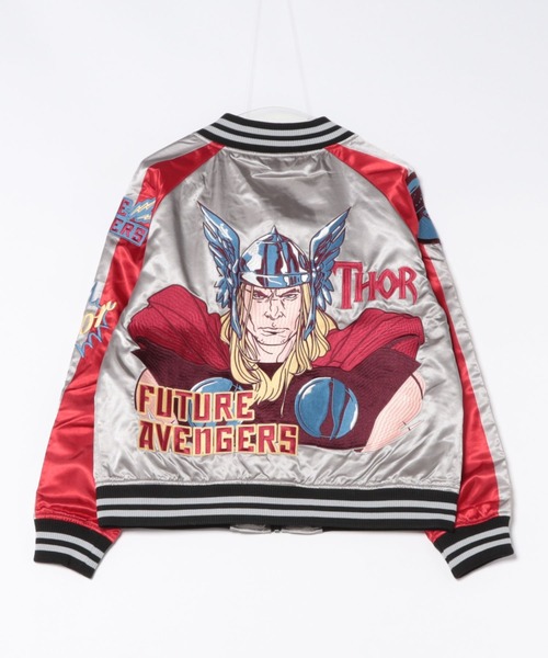 MARVEL 】 エンブロイダリー スカジャン L（スカジャン