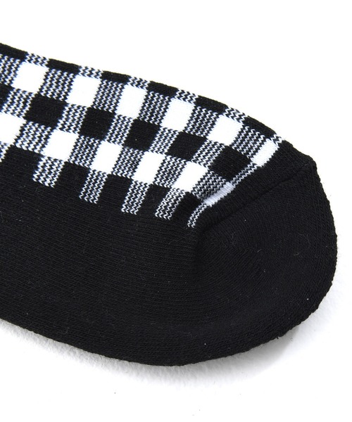 Arnold Palmer（アーノルドパーマー）の「ギンガム スニーカーソックス（ソックス/靴下・レディース・グレー/ブラック・23-25cm）」の6枚目の写真