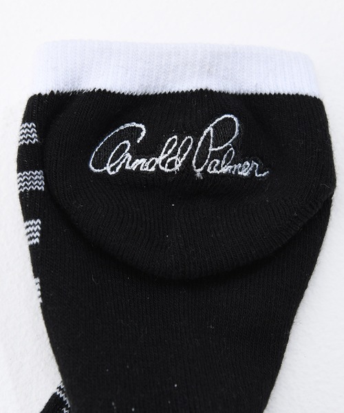 Arnold Palmer（アーノルドパーマー）の「ギンガム スニーカーソックス（ソックス/靴下・レディース・グレー/ブラック・23-25cm）」の5枚目の写真