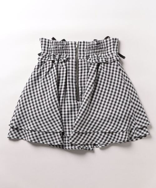 Ank Rouge（アンクルージュ）の「ギンガムスピンドルスカパン（スカート・レディース・ブラック/ブルー/ピンク・M）」の4枚目の写真