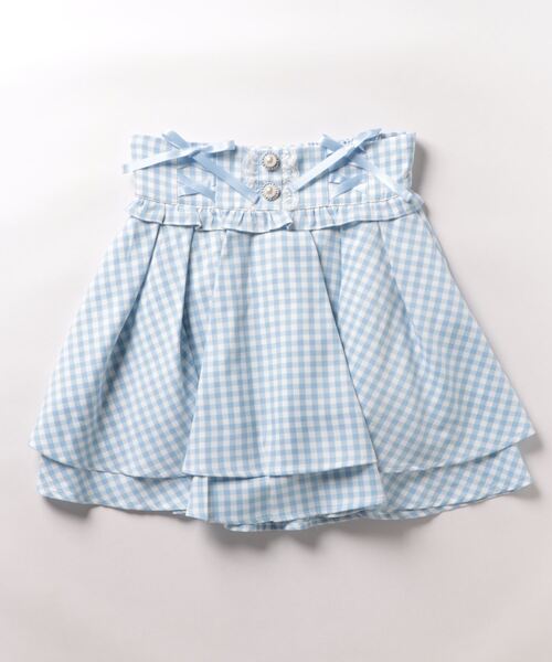 Ank Rouge（アンクルージュ）の「ギンガムスピンドルスカパン（スカート・レディース・ブラック/ブルー/ピンク・M）」の12枚目の写真