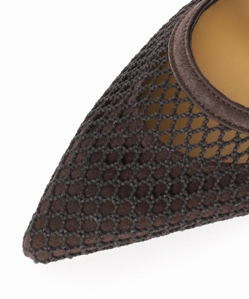 GRISE（グリーズ）の「GRISE5cmポインテッドメッシュスリングバック（パンプス・レディース・ブラック×ブラック/ブラウン・22cm/22.5cm/23cm/23.5cm/24cm/24.5cm/25cm）」の11枚目の写真