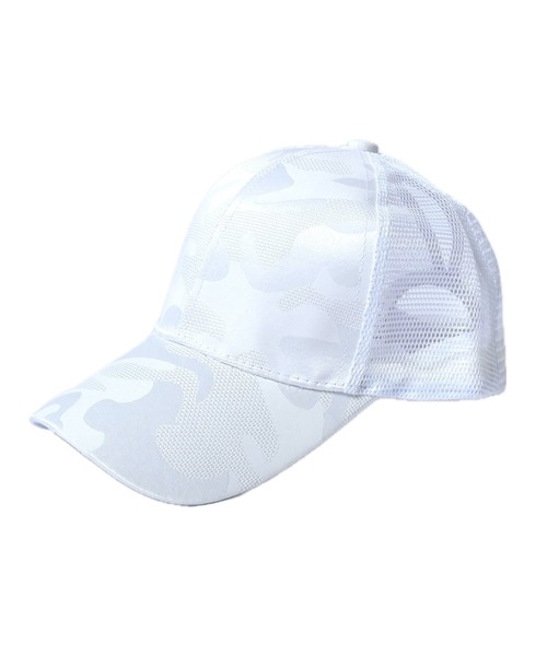セール】迷彩柄ポニーテール ゴルフメッシュキャップ（キャップ