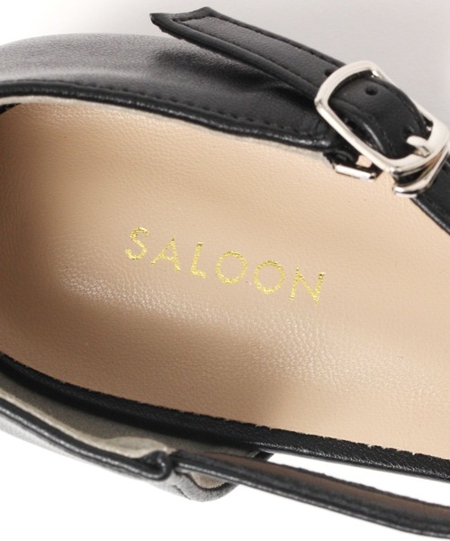 saloon（サルーン）の「SALOON(サルーン)/ 　Tストラップパンプス　フラット（パンプス・レディース・ブラック/その他1・MEDIUM/LARGE）」の11枚目の写真