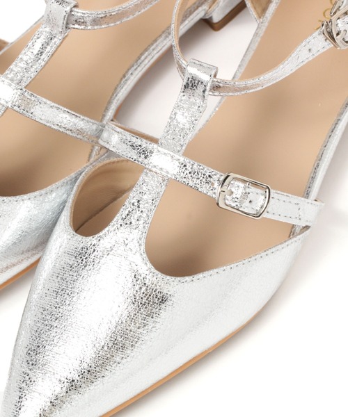 saloon（サルーン）の「SALOON(サルーン)/ 　Tストラップパンプス　フラット（パンプス・レディース・ブラック/その他1・MEDIUM/LARGE）」の3枚目の写真