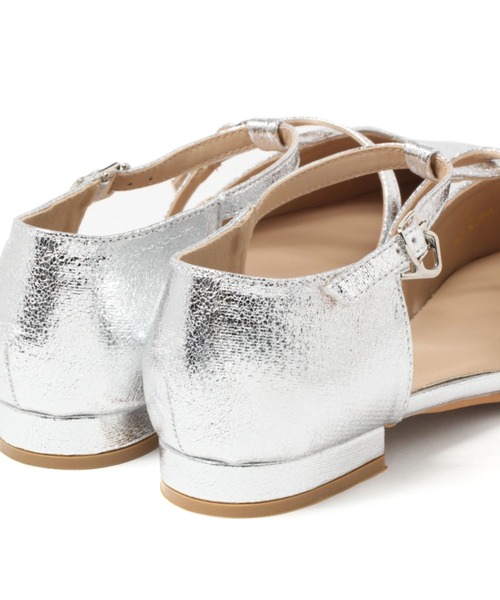 saloon（サルーン）の「SALOON(サルーン)/ 　Tストラップパンプス　フラット（パンプス・レディース・ブラック/その他1・MEDIUM/LARGE）」の4枚目の写真