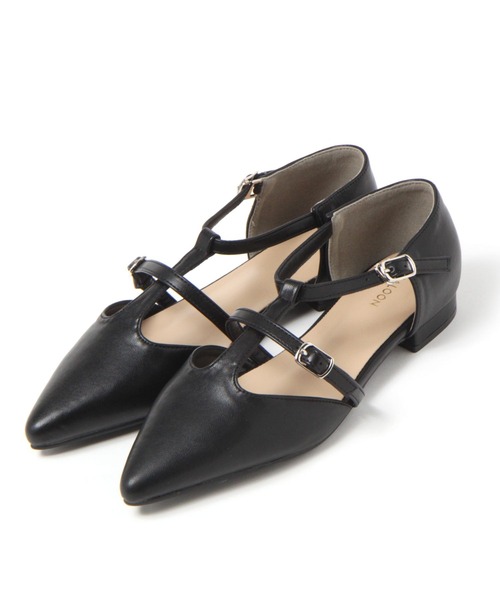 saloon（サルーン）の「SALOON(サルーン)/ 　Tストラップパンプス　フラット（パンプス・レディース・ブラック/その他1・MEDIUM/LARGE）」の13枚目の写真