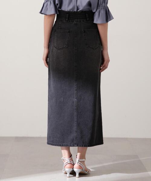 PROPORTION BODY DRESSING（プロポーションボディドレッシング）の「ロングナローデニムスカート / 1214120405（スカート・レディース・グレー/ブルー・SMALL/MEDIUM）」の18枚目の写真