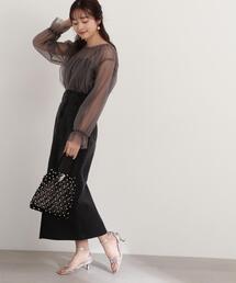 PROPORTION BODY DRESSING | ロングナローデニムスカート / 1214120405(スカート)