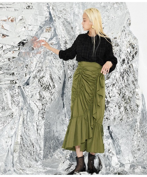 Meer. メーア　シャーリング　スカート meer. メーア シャーリングスカート