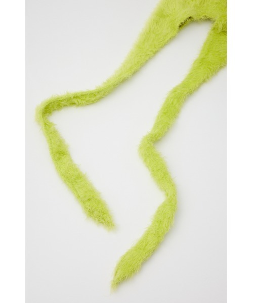 SLY（スライ）の「KNIT F/FUR BAG ニット ファー バッグ（ショルダーバッグ・レディース・ライトブラック/ライム/シルバー・FREE）」の17枚目の写真