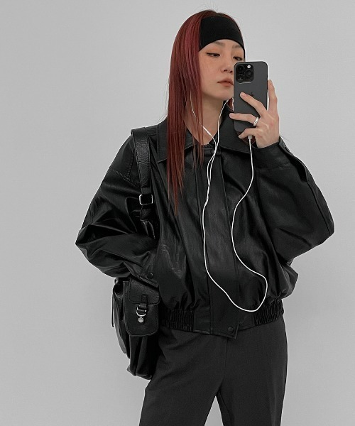 BLACKUP（ブラックアップ）の「[MADE] ドミニクセミブーツカットスラックス（スラックス・レディース・ブラック/チャコールグレー・SMALL/MEDIUM/LARGE）」の11枚目の写真