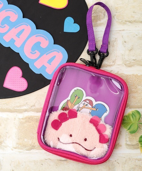 チチカカ（チチカカ）の「アミーゴクリアポーチ（ポーチ・レディース・ブルー/グリーン/レッド/パープル/イエロー・FREE）」の4枚目の写真