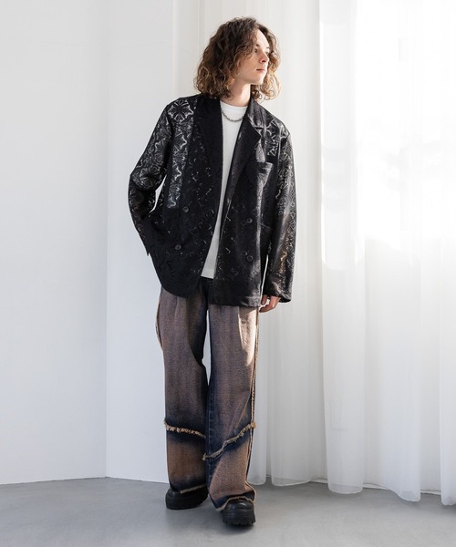 HARE(ハレ)の「シルキースムースFITカットソー(HARE)(Tシャツ/カットソー・メンズ・グレー/ブラック/ホワイト/ブラウン・SMALL/MEDIUM)」の5枚目の写真
