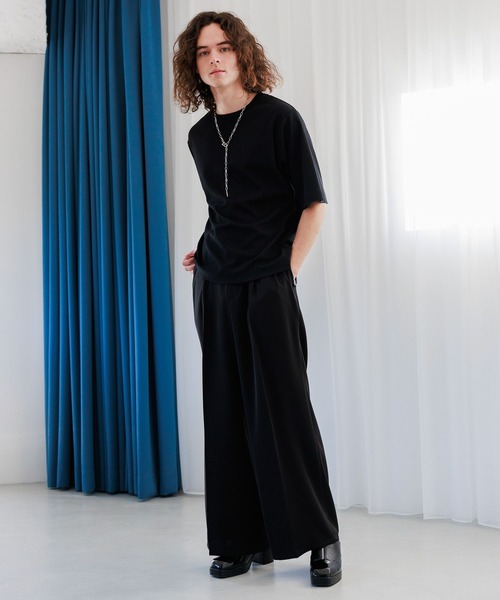 HARE(ハレ)の「シルキースムースFITカットソー(HARE)(Tシャツ/カットソー・メンズ・グレー/ブラック/ホワイト/ブラウン・SMALL/MEDIUM)」の9枚目の写真