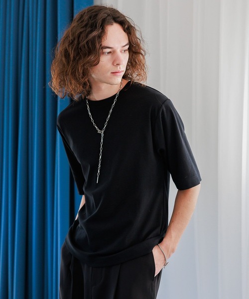 HARE(ハレ)の「シルキースムースFITカットソー(HARE)(Tシャツ/カットソー・メンズ・グレー/ブラック/ホワイト/ブラウン・SMALL/MEDIUM)」の10枚目の写真