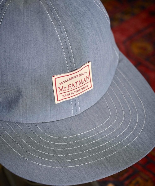MRFATMAN（ミスターファットマン）の「Chambray trucker cap