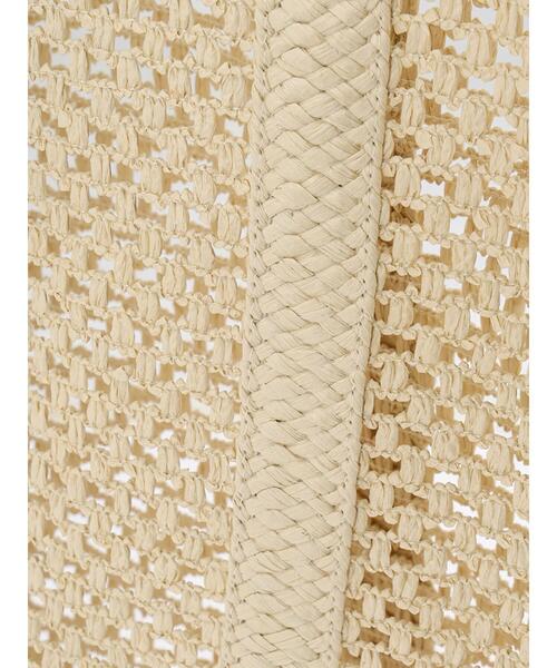 Samansa Mos2（サマンサ モスモス）の「透かしペーパートートバッグ（ハンドバッグ・レディース・ベージュ/キナリ・F）」の12枚目の写真