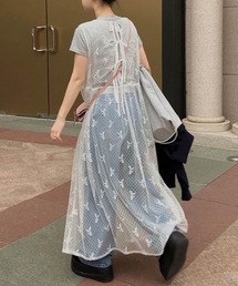 GEMEDA | リボンチュールワンピース(ワンピース)