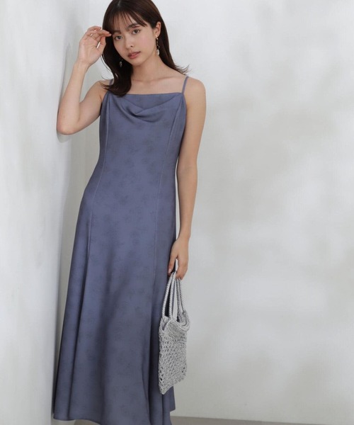 PROPORTION BODY DRESSING（プロポーションボディドレッシング）の「花柄ドレープキャミワンピース / 1214140502（ワンピース・レディース・ベージュ/ブルー・SMALL/MEDIUM）」の21枚目の写真