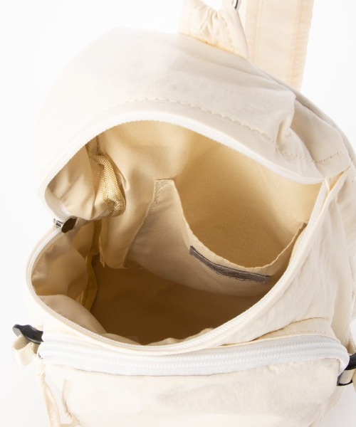 cache cache(カシュ カシュ)の「カシュカシュ cachecache / ベルトポケットスリングバッグ(バックパック/リュック・レディース・カーキ/ブラック/アイボリー・FREE)」の6枚目の写真