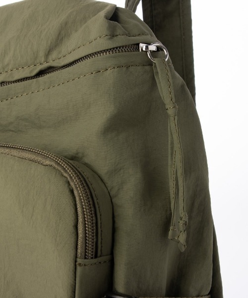 cache cache(カシュ カシュ)の「カシュカシュ cachecache / ベルトポケットスリングバッグ(バックパック/リュック・レディース・カーキ/ブラック/アイボリー・FREE)」の16枚目の写真