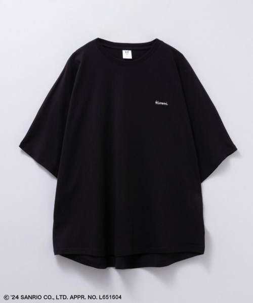 sanrio(サンリオ)の「【綿100%】Sanrio characters ドルマンバックプリントTシャツ(Tシャツ/カットソー・レディース・チャコールグレー/ライトグリーン/ブルー系その他/オートミール・フリー)」の5枚目の写真