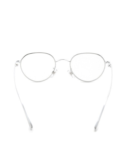 SNIDEL（スナイデル）の「メタルボストンメガネ（メガネ・レディース・シルバー/ゴールド・FREE）」の6枚目の写真