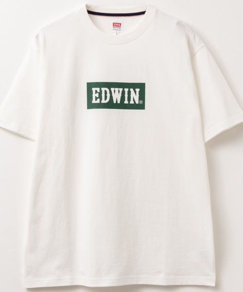 EDWIN(エドウィン)の「EDWIN BOXLOGO TEE(Tシャツ/カットソー・メンズ・ホワイト/ブラック・M/L/XL)」の5枚目の写真