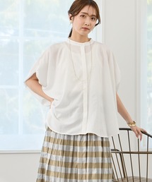 ショルダータック ブラウス/フレンチドレープ