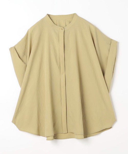 NICOLE white（ニコルホワイト）の「ショルダータック ブラウス/フレンチドレープ（シャツ/ブラウス・レディース・イエロー/ブラック/オフホワイト・FREE）」の10枚目の写真