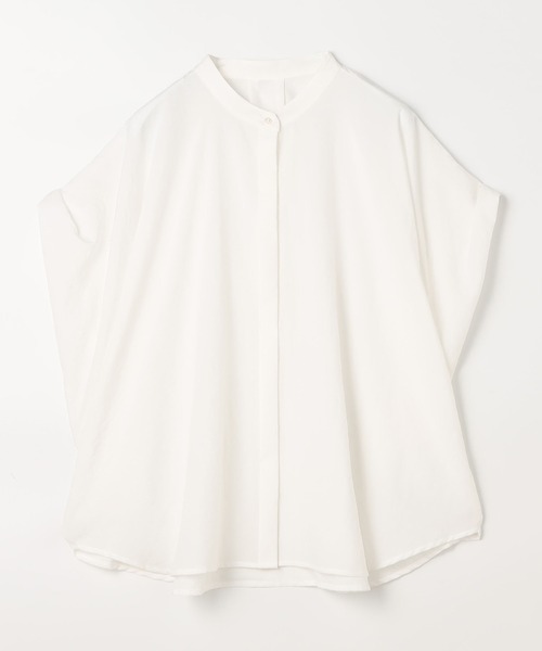 NICOLE white（ニコルホワイト）の「ショルダータック ブラウス/フレンチドレープ（シャツ/ブラウス・レディース・イエロー/ブラック/オフホワイト・FREE）」の11枚目の写真