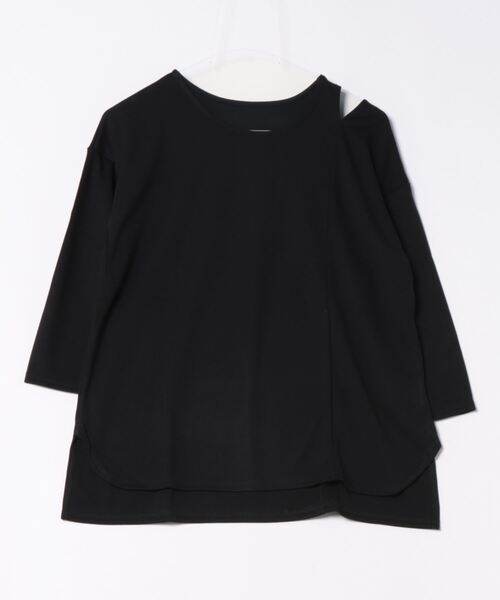 ショルダースリットカットソー（Tシャツ/カットソー）｜No one