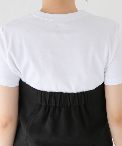 JOURNAL STANDARD（ジャーナルスタンダード）の「アイアスストレッチビスチェ（ベスト・レディース・ベージュ/ブラック・FREE）」の14枚目の写真