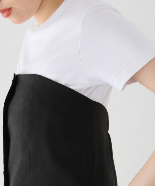 JOURNAL STANDARD（ジャーナルスタンダード）の「アイアスストレッチビスチェ（ベスト・レディース・ベージュ/ブラック・FREE）」の15枚目の写真