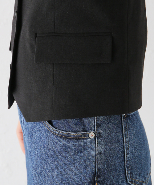 JOURNAL STANDARD（ジャーナルスタンダード）の「アイアスストレッチビスチェ（ベスト・レディース・ベージュ/ブラック・FREE）」の19枚目の写真