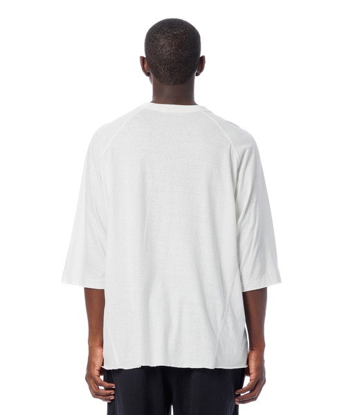 Sandinista(サンディニスタ)の「Old Nep H-S Tee / ネップ5分袖丈Tシャツ(Tシャツ/カットソー・メンズ・チャコール/ホワイト・LARGE/MEDIUM/SMALL)」の8枚目の写真