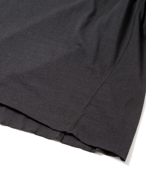 Sandinista(サンディニスタ)の「Old Nep H-S Tee / ネップ5分袖丈Tシャツ(Tシャツ/カットソー・メンズ・チャコール/ホワイト・LARGE/MEDIUM/SMALL)」の6枚目の写真