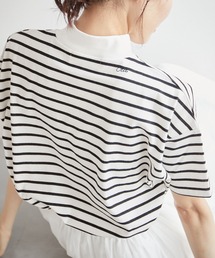 ROPE' PICNIC | 冷感・汗染み防止/アソートロゴモックネックTシャツ(Tシャツ/カットソー)