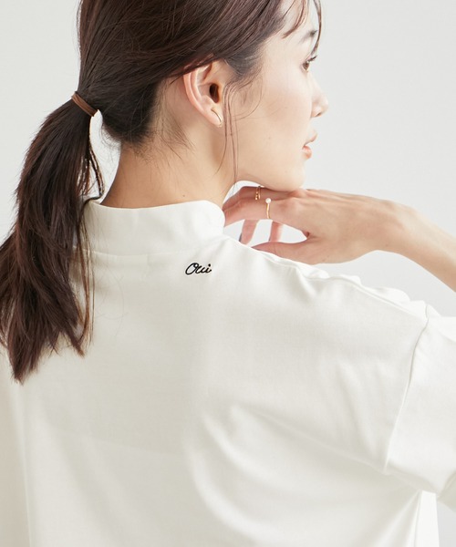 ROPE' PICNIC（ロペピクニック）の「冷感・汗染み防止/アソートロゴモックネックTシャツ（Tシャツ/カットソー・レディース・ホワイト系その他5/ブラック/グレー系その他/オフホワイト・38）」の20枚目の写真