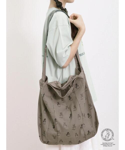 Samansa Mos2(サマンサ モスモス)の「【PETER RABBIT(TM) × Samansa Mos2】バッグ(ハンドバッグ・レディース・キナリ/グレー・F)」の12枚目の写真